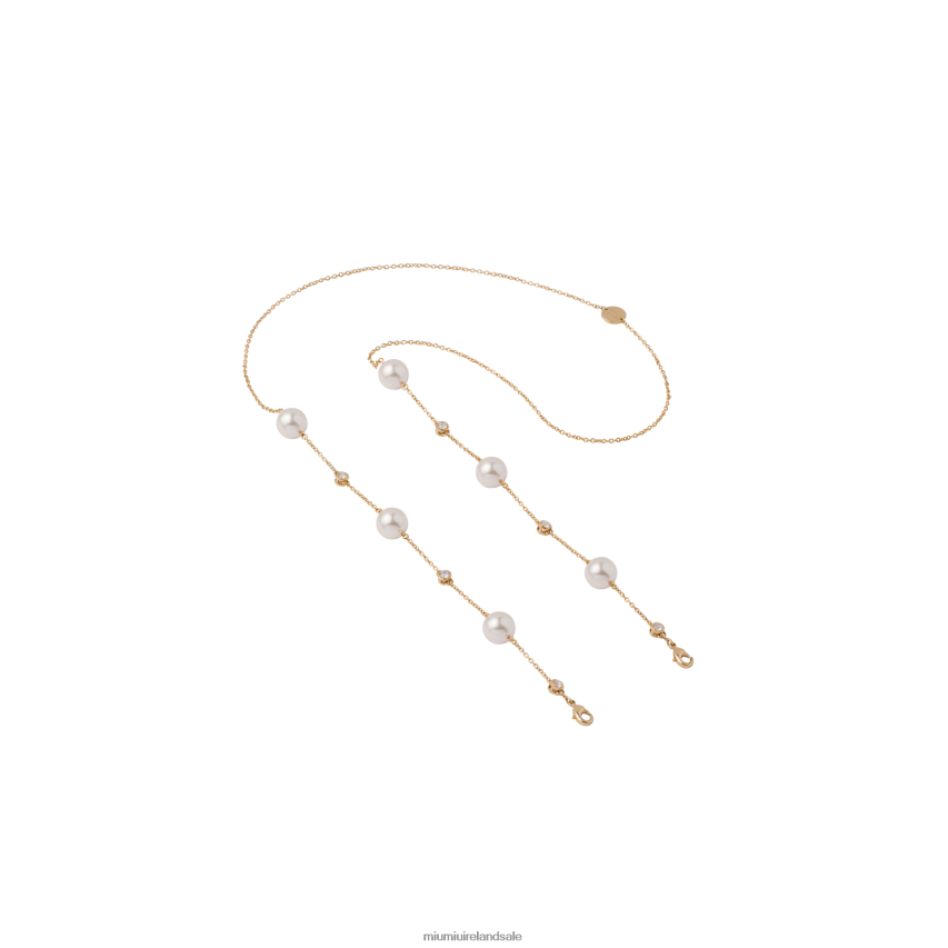 IE Miu MiuAccessories Eyewear Chain Gold XJN62J1276