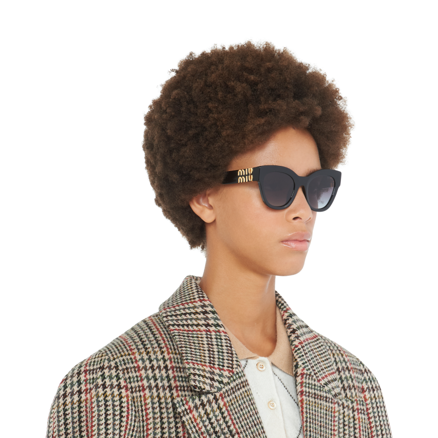 IE Miu MiuAccessories Glimpse Sunglasses Gradient Smoky Gray Lenses XJN62J1251