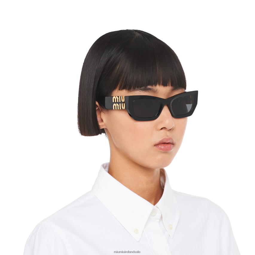 IE Miu MiuAccessories Glimpse Sunglasses Slate Gray Lenses XJN62J1242