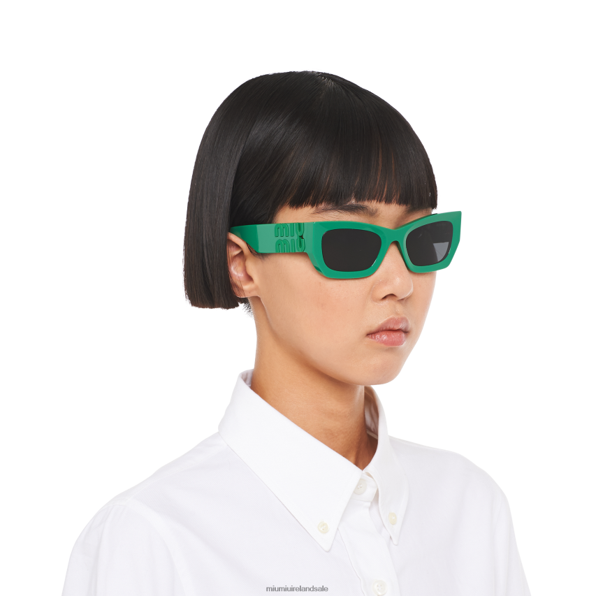 IE Miu MiuAccessories Glimpse Sunglasses Slate Gray Lenses XJN62J1245