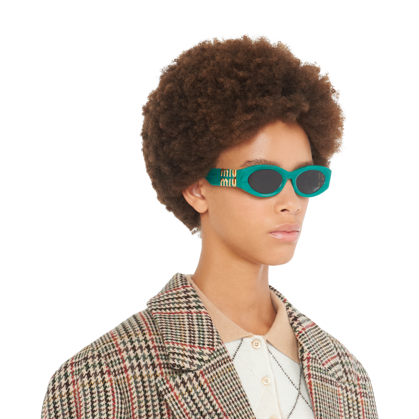 IE Miu MiuAccessories Glimpse Sunglasses Slate Gray Lenses XJN62J1250