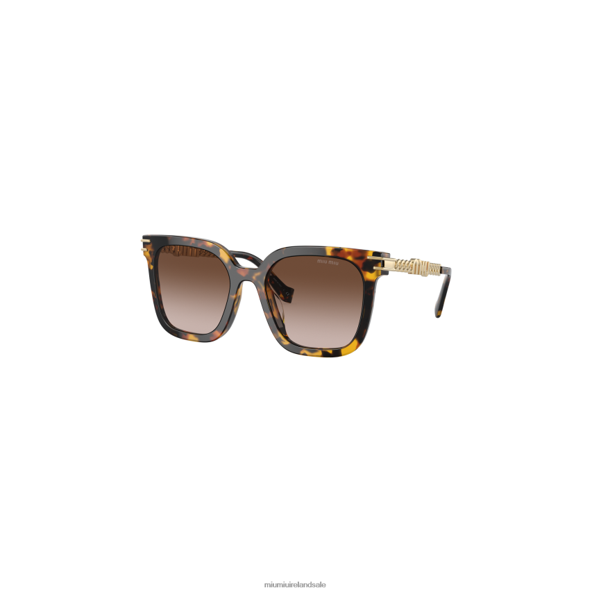 IE Miu MiuAccessories Logo Sunglasses Gradient Sienna Lenses XJN62J1271