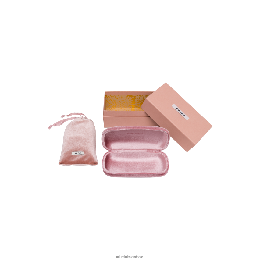 IE Miu MiuAccessories Logo Sunglasses Gradient Sienna Lenses XJN62J1271