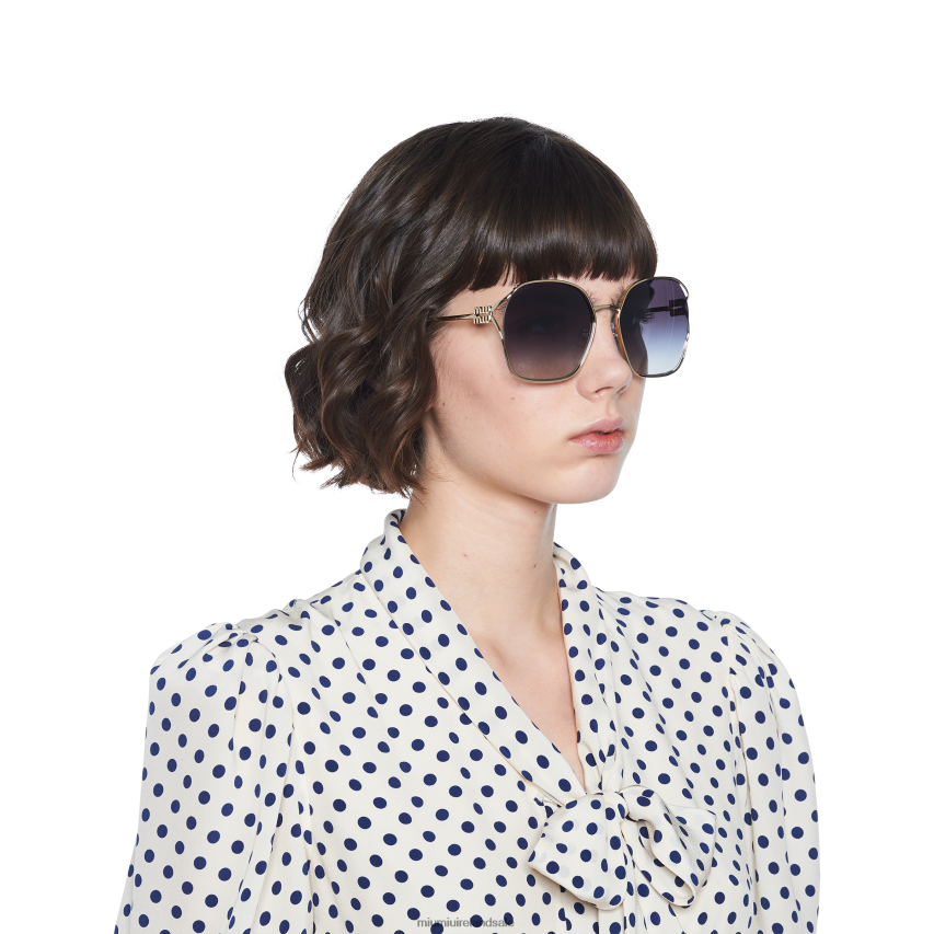IE Miu MiuAccessories Logo Sunglasses Gradient Smoky Gray Lenses XJN62J1264
