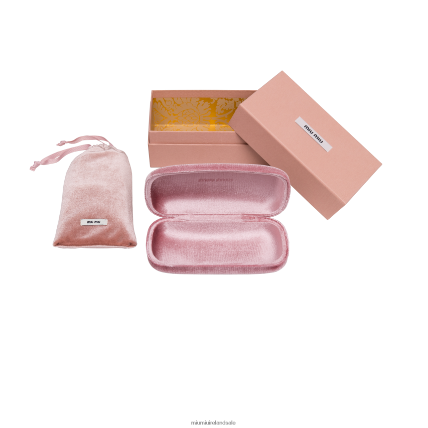 IE Miu MiuAccessories Logo Sunglasses Gradient Smoky Gray Lenses XJN62J1264