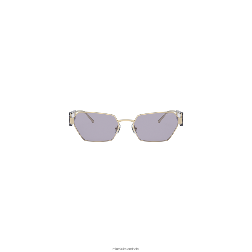 IE Miu MiuAccessories Logo Sunglasses Lilac Lenses XJN62J1266