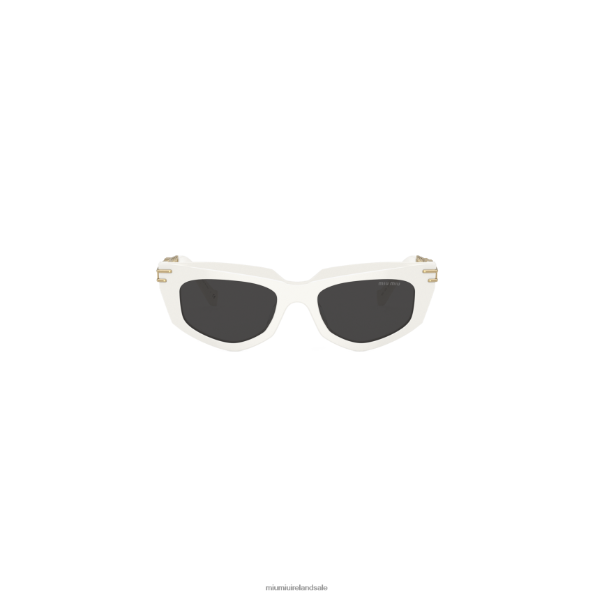 IE Miu MiuAccessories Logo Sunglasses Slate Gray Lenses XJN62J1269