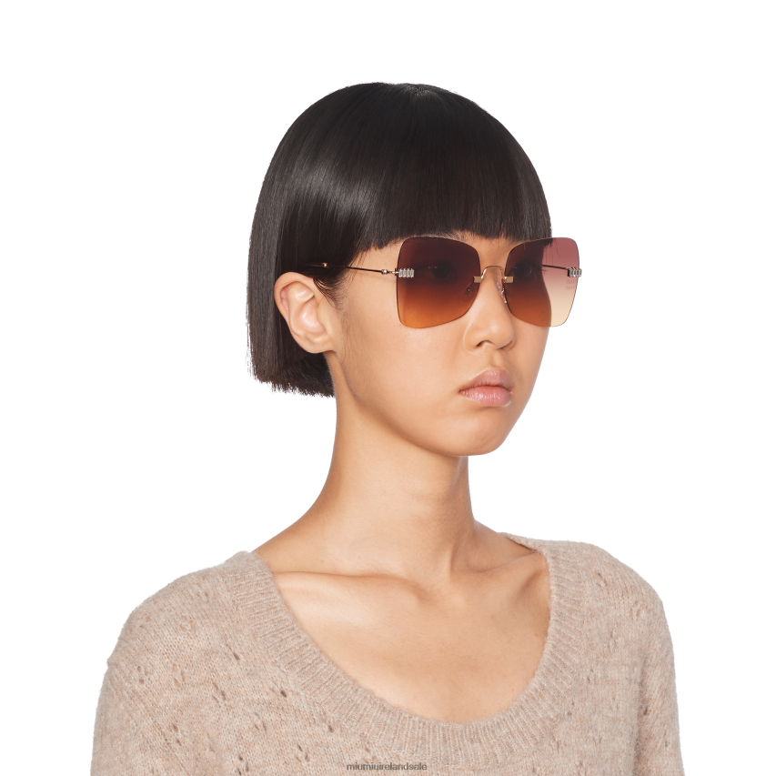 IE Miu MiuAccessories Maniere Eyewear Amarena Shaded Lenses XJN62J1273