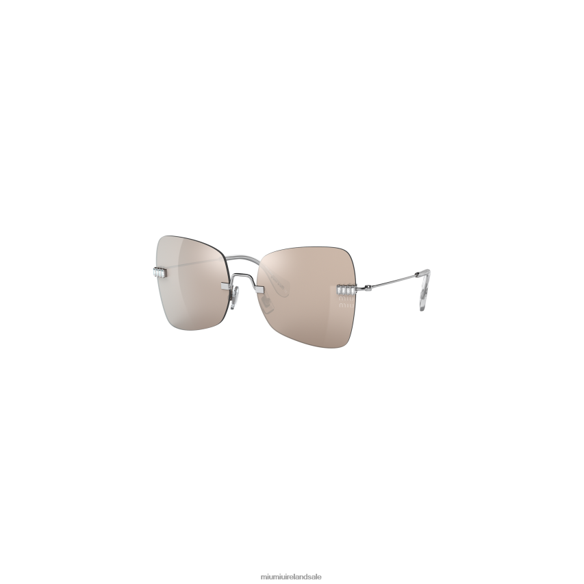IE Miu MiuAccessories Maniere Sunglasses White Gold Plated Lenses XJN62J1275