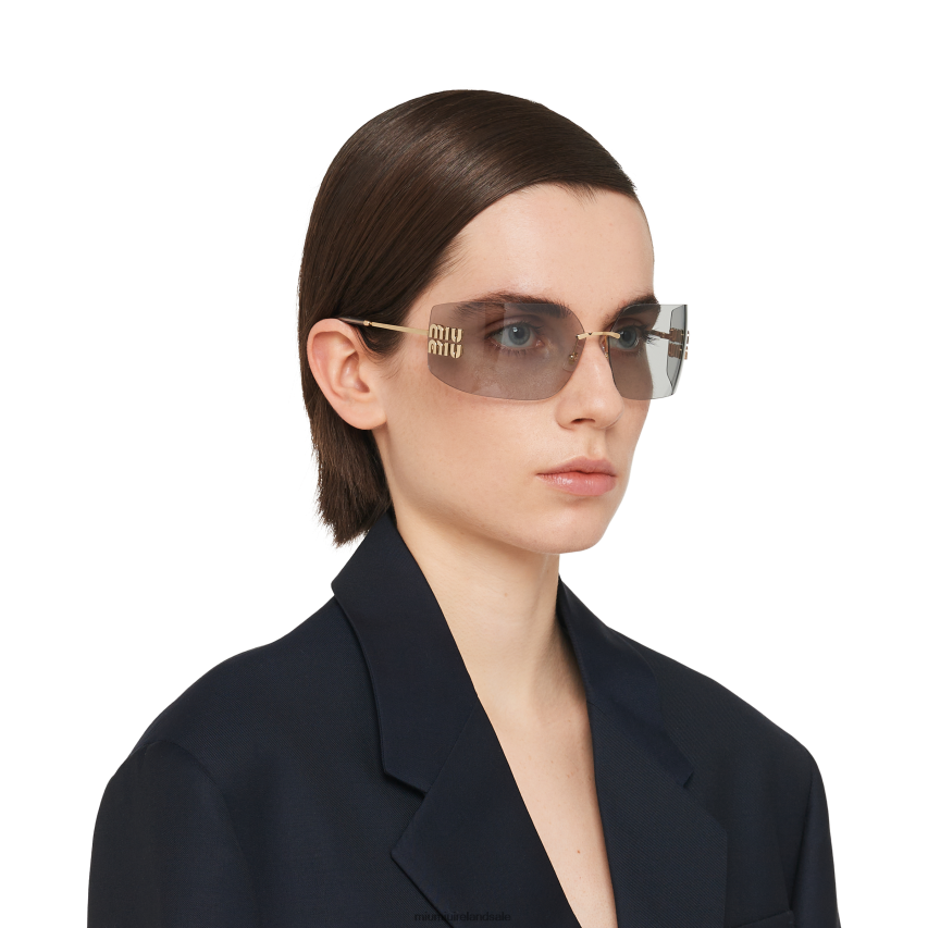 IE Miu MiuAccessories Runway Sunglasses Light Gray Lenses XJN62J1241