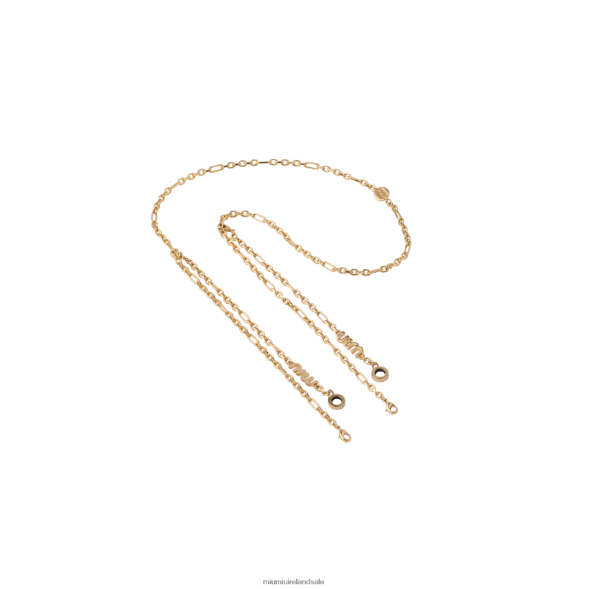 IE Miu MiuAccessories Keychains Gold XJN62J1095
