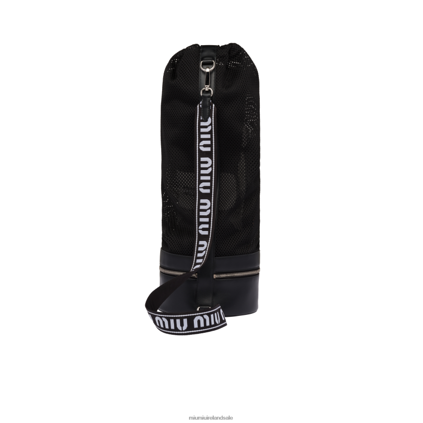 IE Miu MiuAccessories Boxing Gloves And Backpack Set Black XJN62J1114