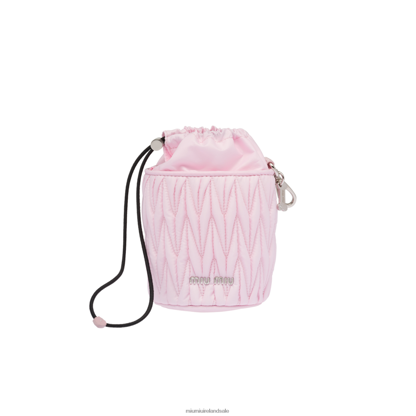 IE Miu MiuAccessories Fabric Dry Kibble Pouch Alabaster Pink XJN62J1102