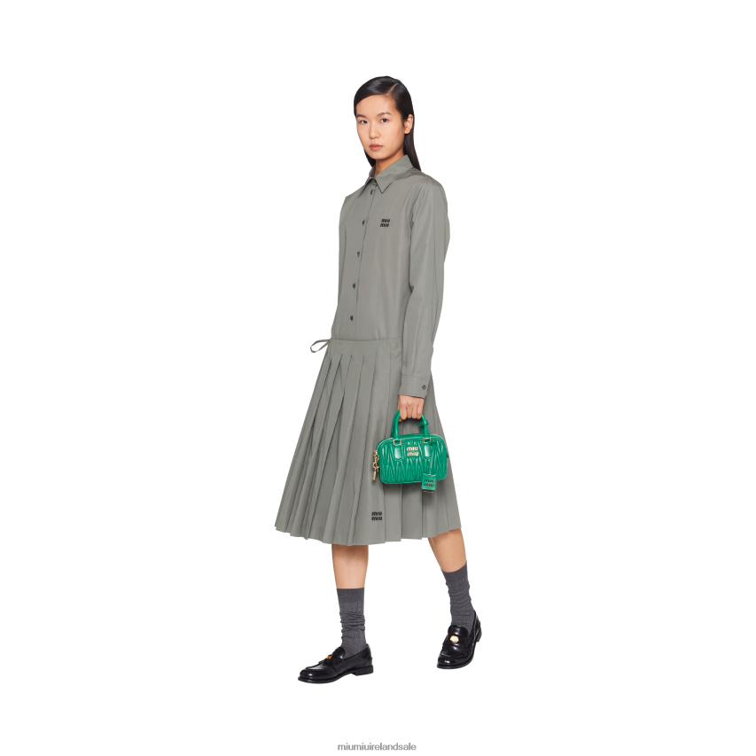 IE Miu MiuCollection Matelasse Nappa Leather Top-handle Bag Mango XJN62J42