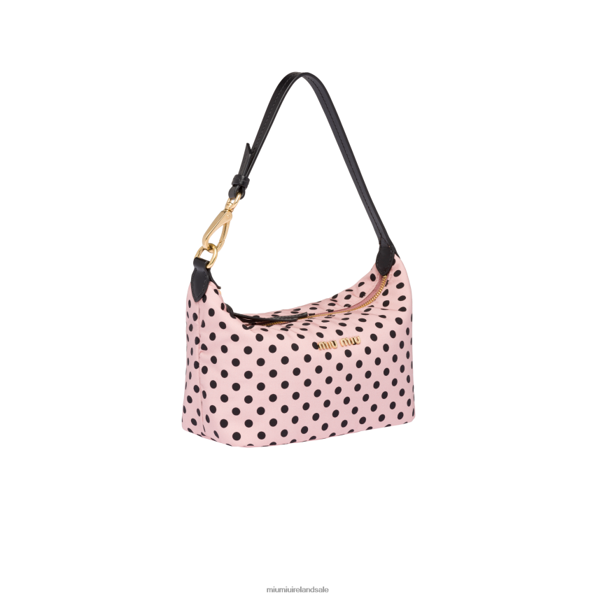 IE Miu MiuCollection Spirit Printed Faille Mini-bag Gem/Black XJN62J174