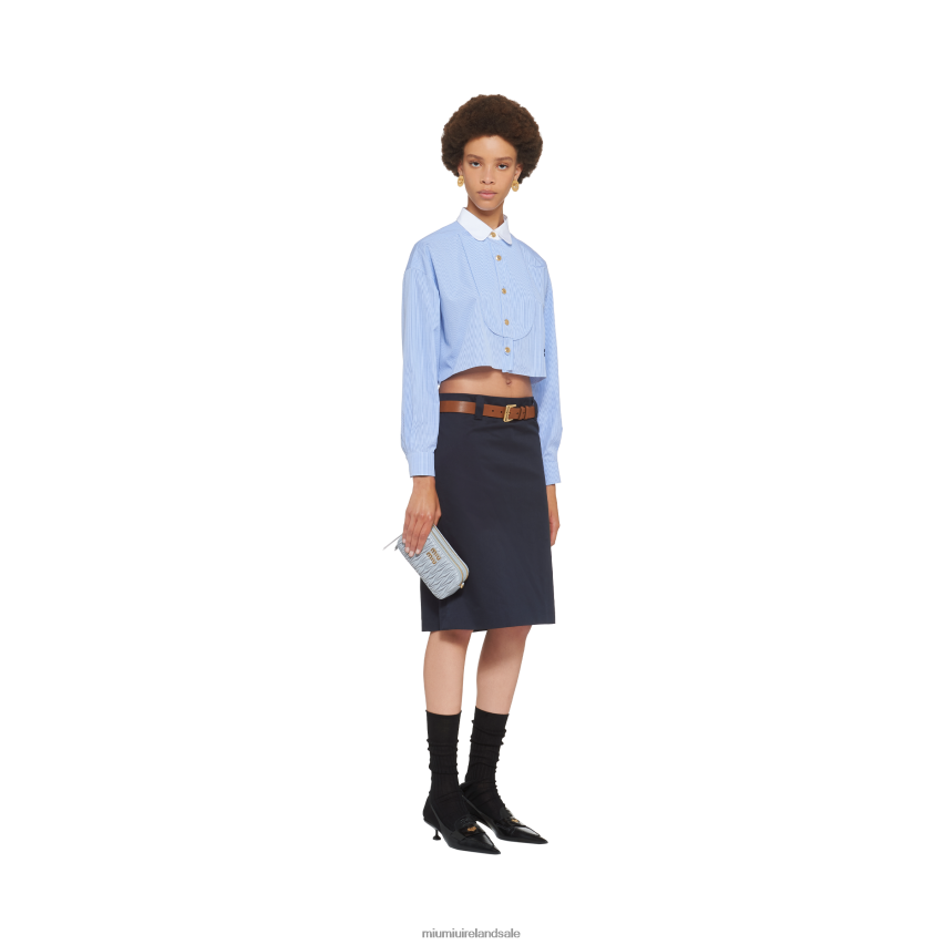 IE Miu MiuCollection Matelasse Nappa Leather Mini-bag Cornflower XJN62J82