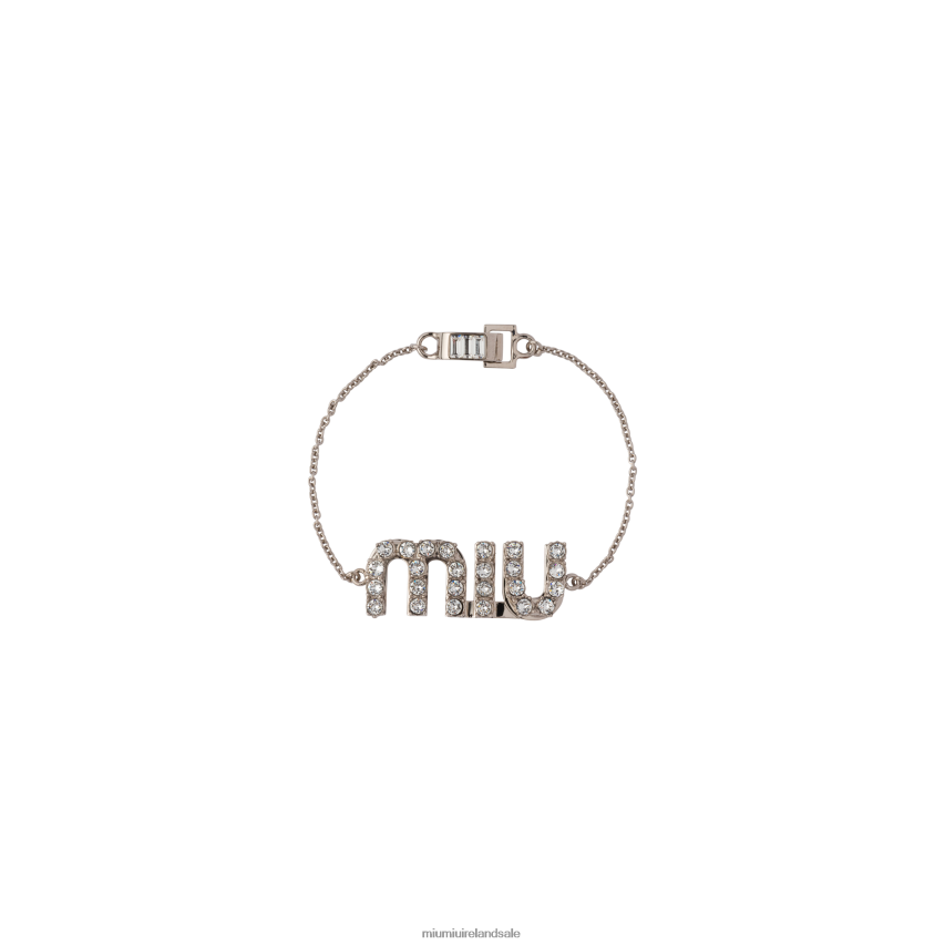 IE Miu MiuJewels Crystal Bracelet Steel XJN62J1355