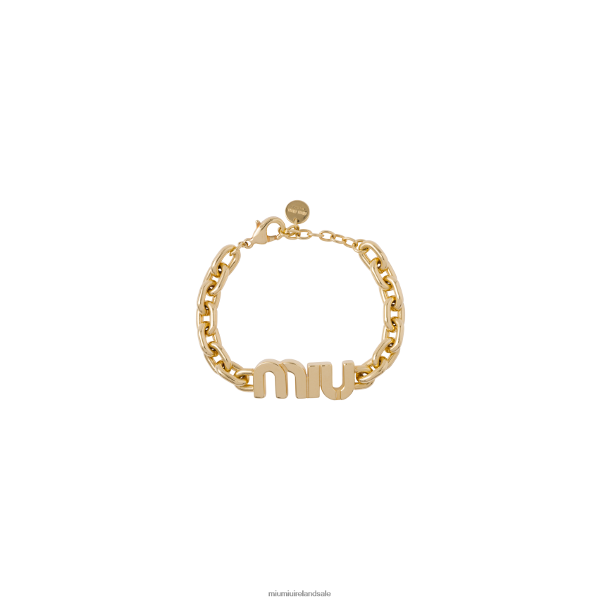 IE Miu MiuJewels Metal Bracelet Gold XJN62J1326