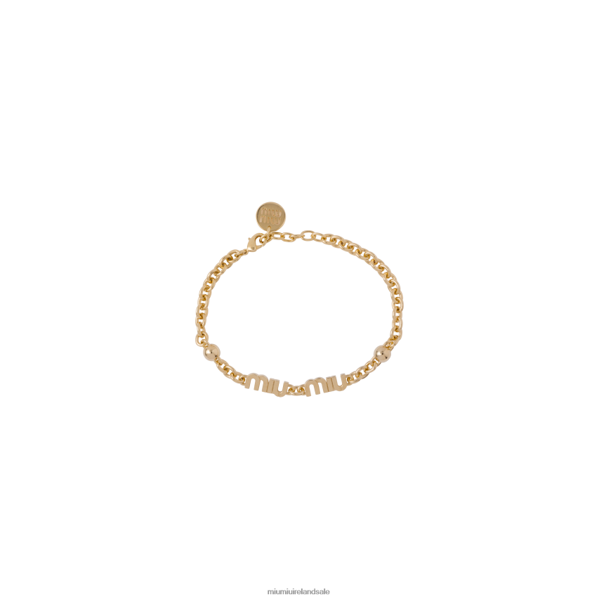 IE Miu MiuJewels Metal Bracelet Gold XJN62J1327