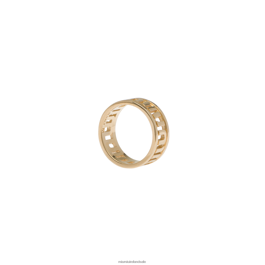 IE Miu MiuJewels Metal Ring Gold XJN62J1388