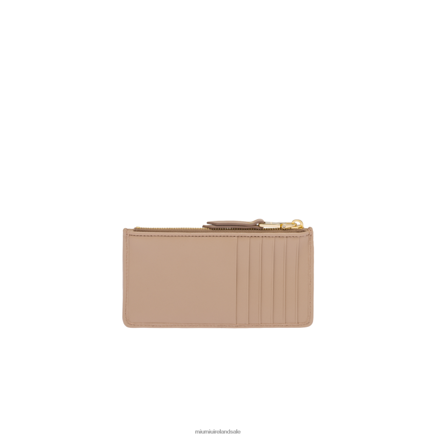 IE Miu MiuCollection Matelasse Nappa Leather Envelope Wallet Cameo XJN62J1051