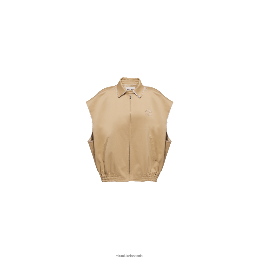 IE Miu MiuReady To Wear Chino Blouson Jacket Cord XJN62J471