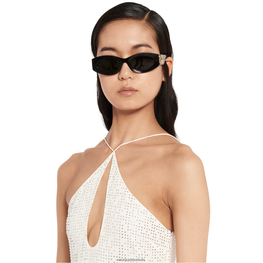 IE Miu MiuReady To Wear Embroidered Dress In Stretch Georgette White XJN62J395