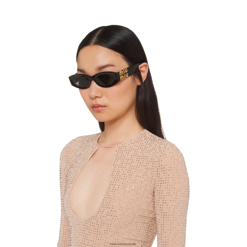 IE Miu MiuReady To Wear Embroidered Stretch Georgette Mini-dress Cameo XJN62J398