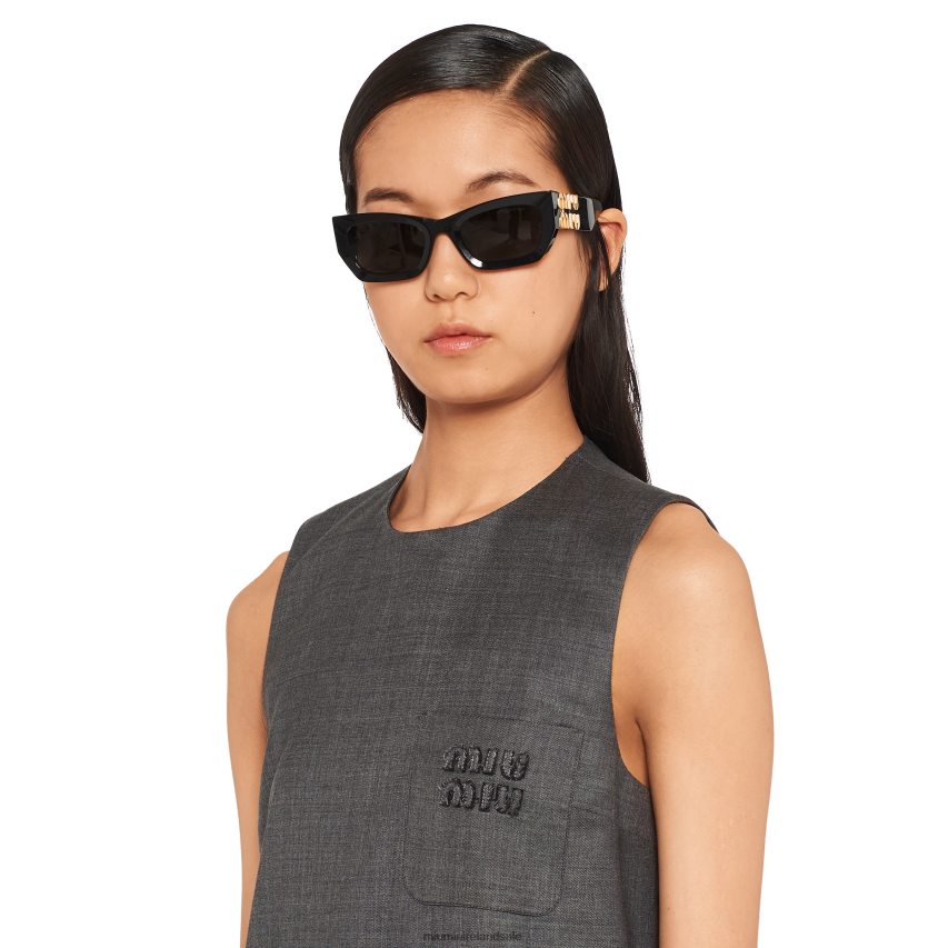 IE Miu MiuReady To Wear Grisaille Mini-dress Slate Gray XJN62J400