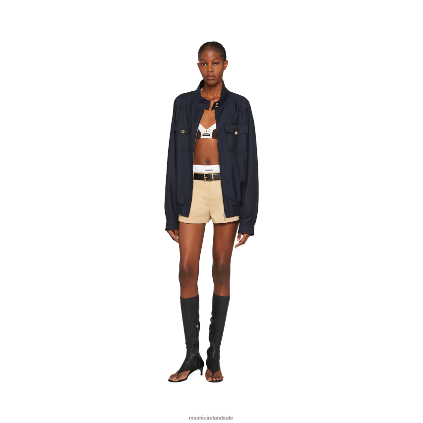 IE Miu MiuReady To Wear Chino Shorts Cord XJN62J941