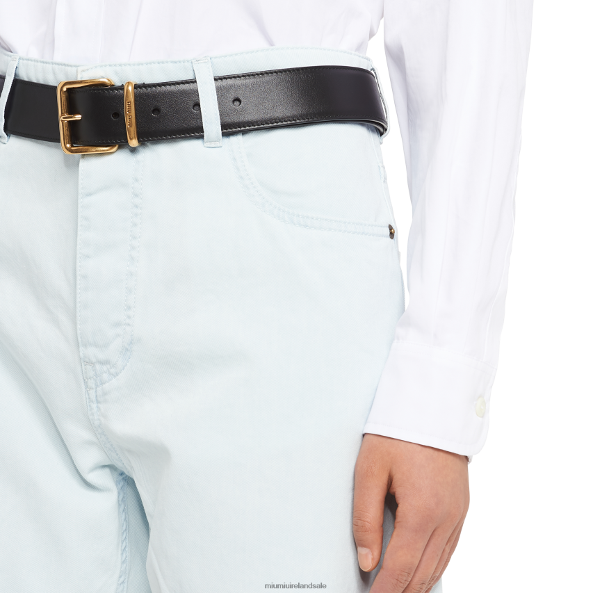 IE Miu MiuReady To Wear Denim Bermudas Light Blue XJN62J966