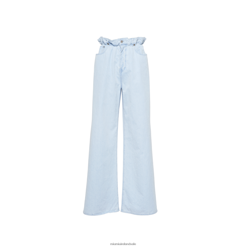 IE Miu MiuReady To Wear Denim Jeans Light Blue XJN62J963