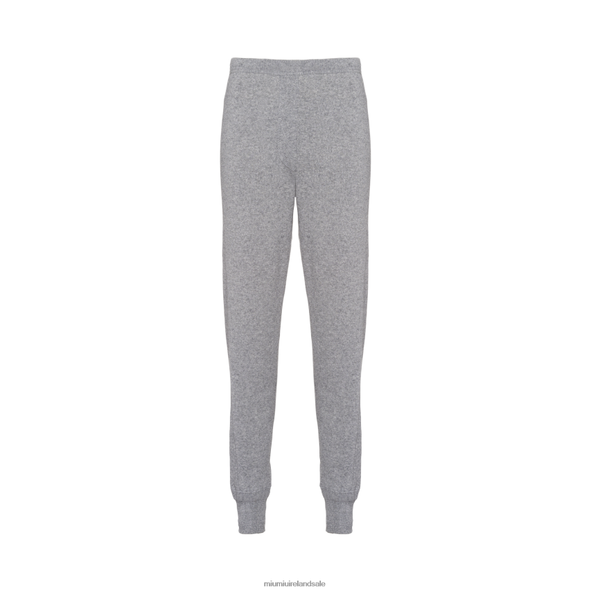 IE Miu MiuReady To Wear Wool And Cashmere Pants Grey XJN62J825