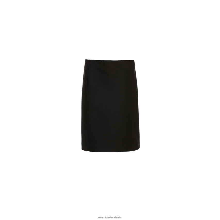 IE Miu MiuReady To Wear Radzimir Skirt Black XJN62J846